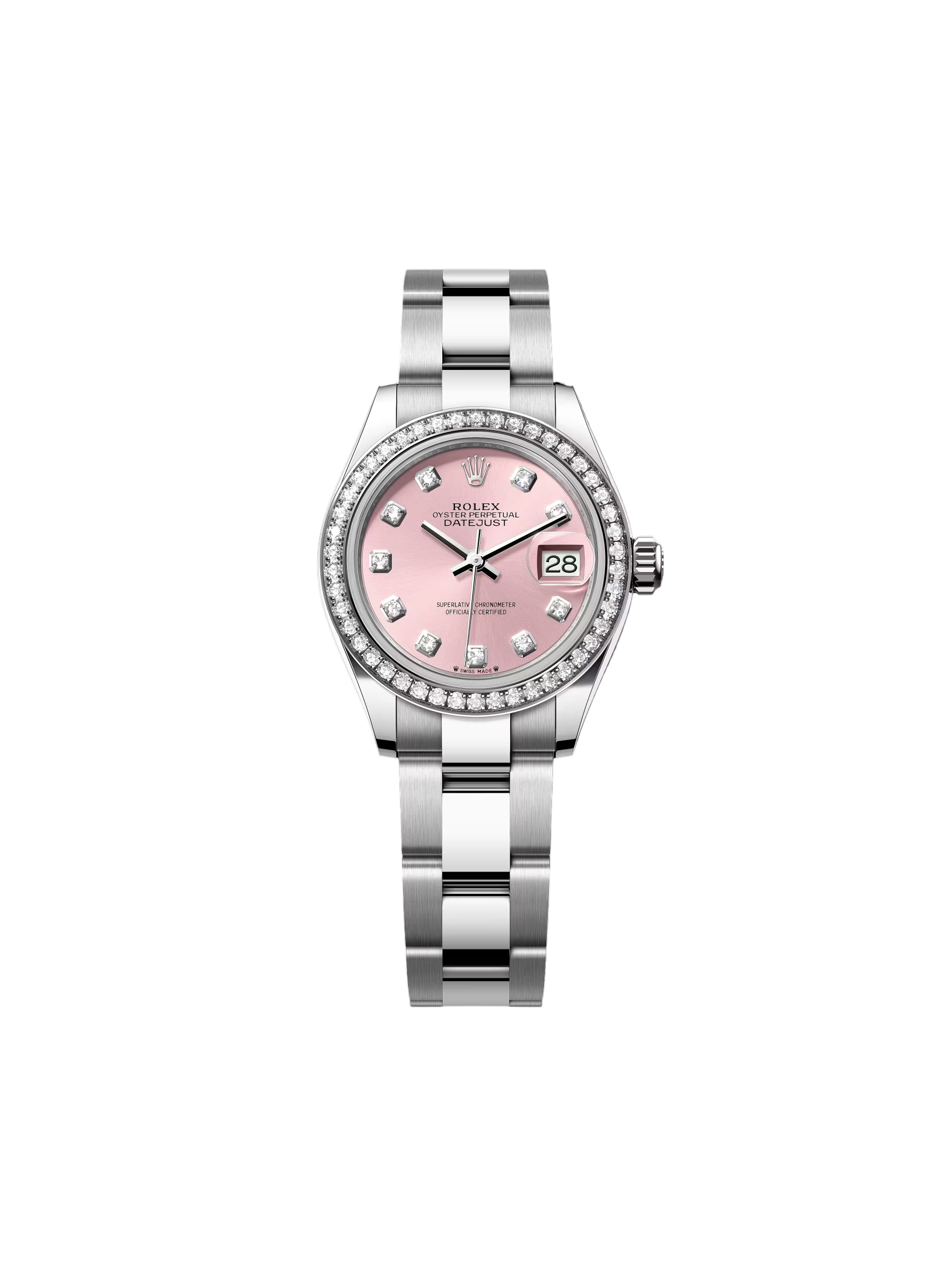 Rolex Lady-Datejust 28mm 279384RBR Pink Dial Oyster Bracelet - Image 6