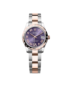 Alternative view of Rolex Datejust m278341 Aubergine Dial 31mm