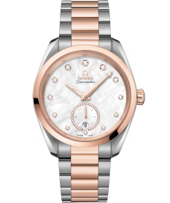 Omega Seamaster Aqua Terra 150M 38 mm White Dial Stainless Steel and  Sedna�?18k Rose Gold Bracelet 220.20.38.20.55.002