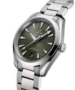 Alternative view of Omega Seamaster Aqua Terra 38mm Green Dial Stainless Steel Bracelet 220.10.38.20.10.003