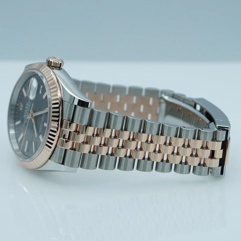 Rolex Datejust 36mm 126231 Slate/Gray Dial Oystersteel and 18K Rose gold Oyster Bracelet - Image 9