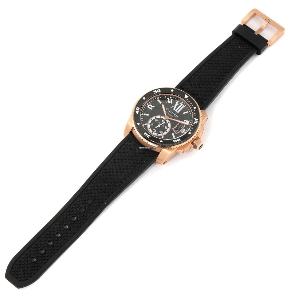 Cartier Calibre Rose Gold Black 42mm - Image 4