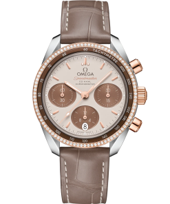 Omega Speedmaster 38 Brown Dia 38mm Stainless Steel Sedna�?8k Rose Gold Strap 324.28.38.50.02.002