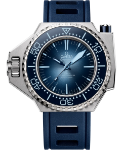 Omega Seamaster Ploprof 1200M 55 x 45mm Blue Dial O‑MEGASTEEL Strap 227.32.55.21.03.001