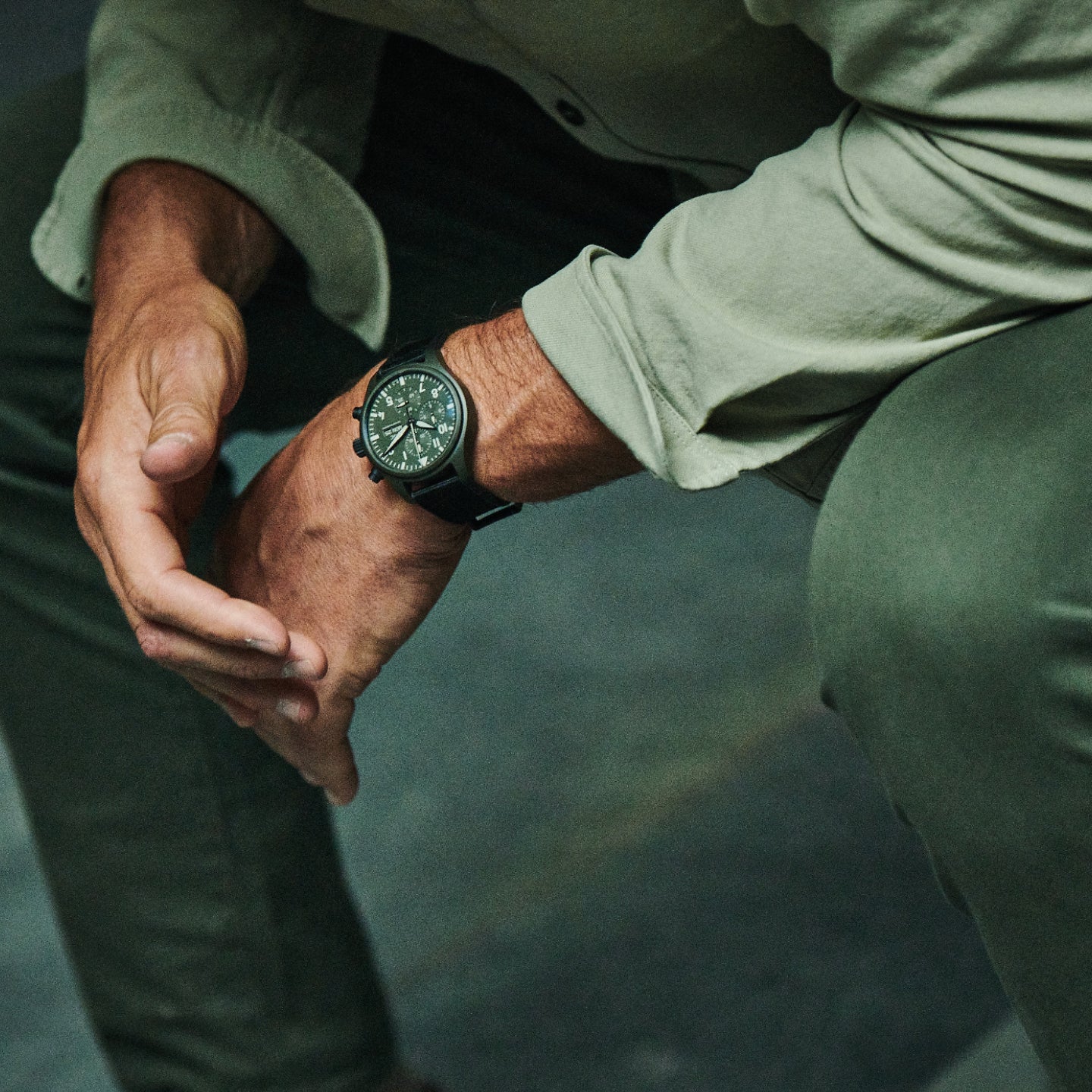 【Top replica】IWC-Pilot's Watch Chronograph TOP GUN Woodland (IW389106) - Image 2
