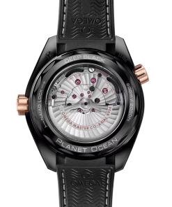 Alternative view of Omega Seamaster Planet Ocean 600M 45.5mm Black Dial Black ceramic Strap 215.63.46.22.01.001