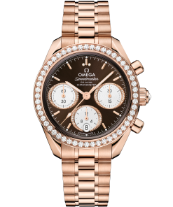 Omega Speedmaster 38 Brown Dial 38mm with Diamond Sedna�?18k Rose Gold Bracelet 324.55.38.50.63.001