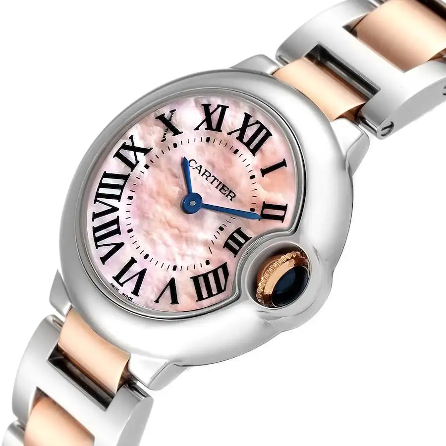 Cartier BALLON BLEU Pink Mother of Pearl Dial 28mm - Image 2