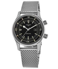 Longines Women's L3.374.4.50.6 Legend Diver Stainless Steel Watch