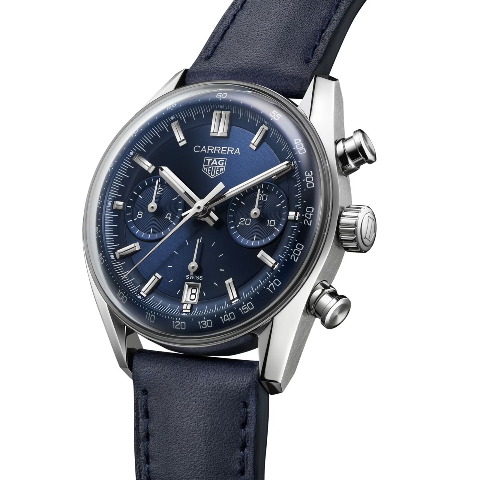 TAG Heuer Carrera Chronograph 39mm Mens Watch Blue CBS2212.FC6535 - Image 6