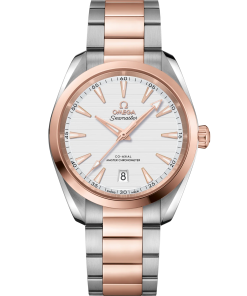 OMEGA Seamaster Aqua Terra 38 mm Silver Dial Stainless Steel and Sedna�?18k Rose Gold Bracelet 220.20.38.20.02.001