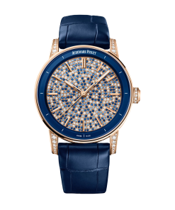 Audemars Piguet Code 11.59 Selfwinding Pink Gold Blue Sapphires & Diamond Dial 38 mm | 77410OR.ZZ.D343CR.01