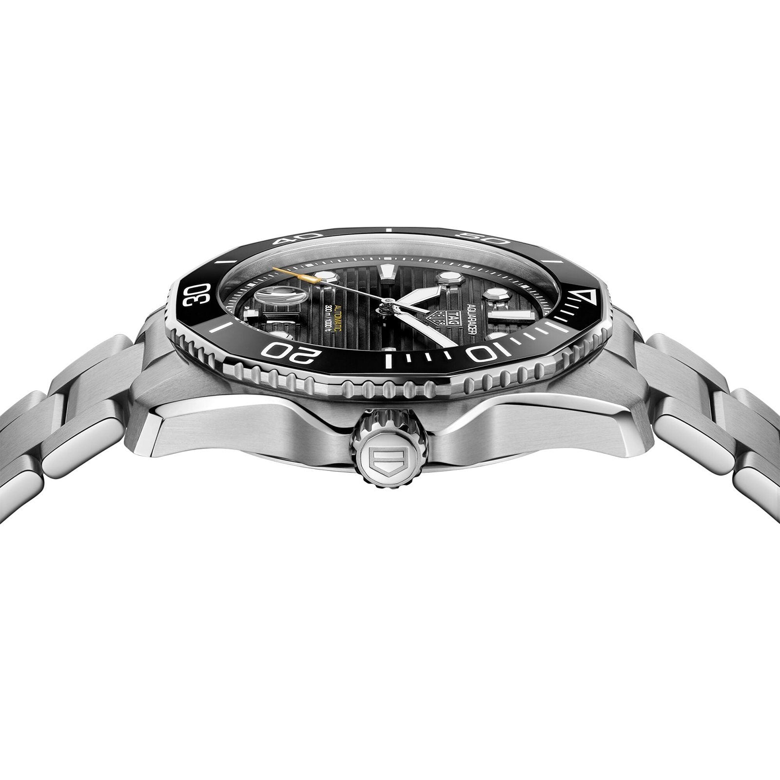 【Top replica】TAG Heuer Aquaracer Calibre 5 Automatic Mens Black Steel Watch - Image 3