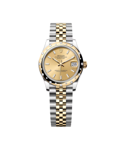 Rolex Datejust m278343 31mm Champagne Dial Yellow Rolesor Jubilee Watch