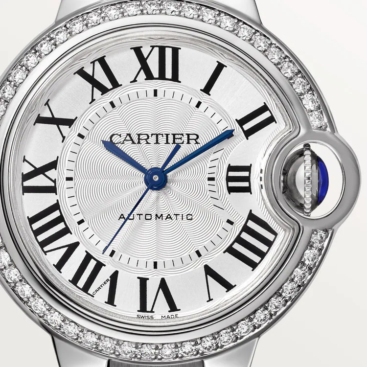 Cartier BALLON BLEU Diamond Watch 33mm - Image 6