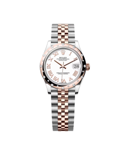 Alternative view of Rolex Datejust m278341 White Roman Dial 31mm