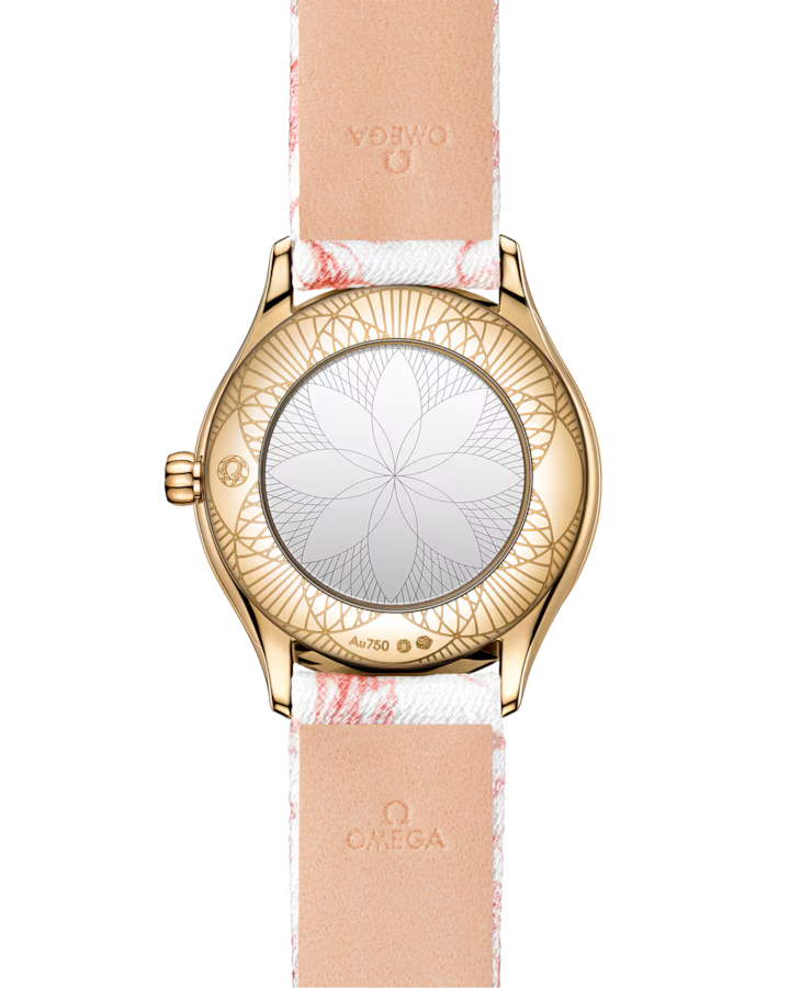 Omega De Ville Mini Trésor 26mm White Dial with Diamonds Moonshine�?18k Rose Gold Strap 428.57.26.60.04.003 - Image 3