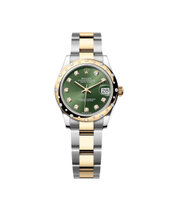 Rolex Datejust 31mm 278343RBR Olive Green Dial Yellow Rolesor Oyster Watch