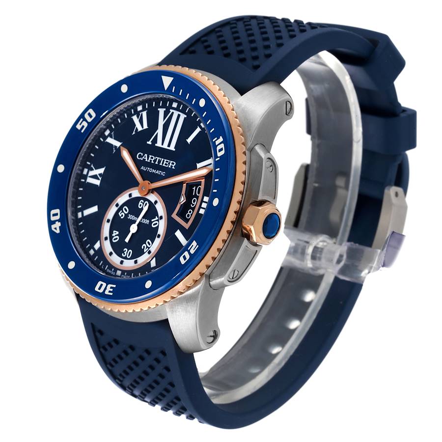 Cartier CALIBRE ROSE GOLD MIX BLUE 42mm - Image 3