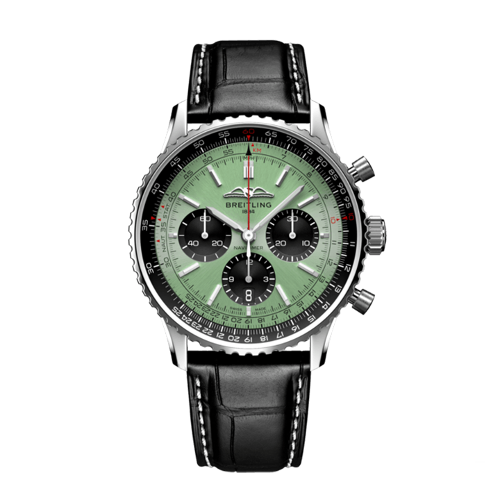 Breitling AB0138241L1A1 Navitimer B01 Green Dial - Νew - Image 5