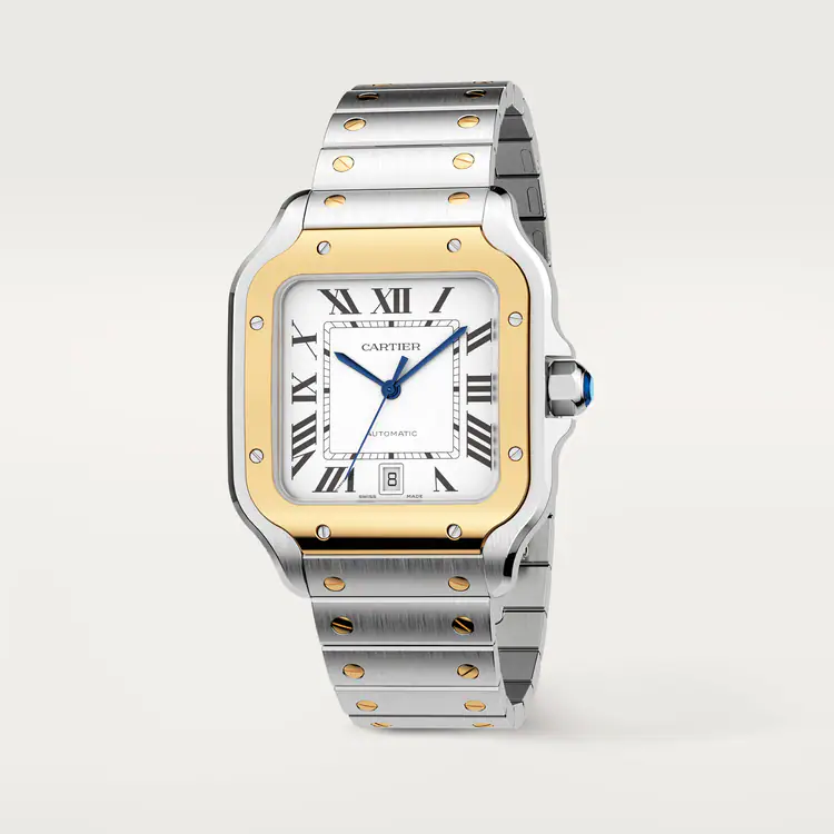Cartier SANTOS Gold Mix 39mm - Image 8