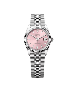 Rolex Datejust m278274-0013/0014 Pink Dial 31mm Fluted Bezel Oyster Bracelet