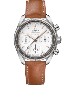 Omega Speedmaster 38 Silver Dial 38 mm Stainless Steel Strap 324.32.38.50.02.001