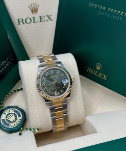 Alternative view of Rolex Datejust m278273-0015/0016 31mm Olive Green Dial Stainless Steel and Yellow Gold Oyster Watch