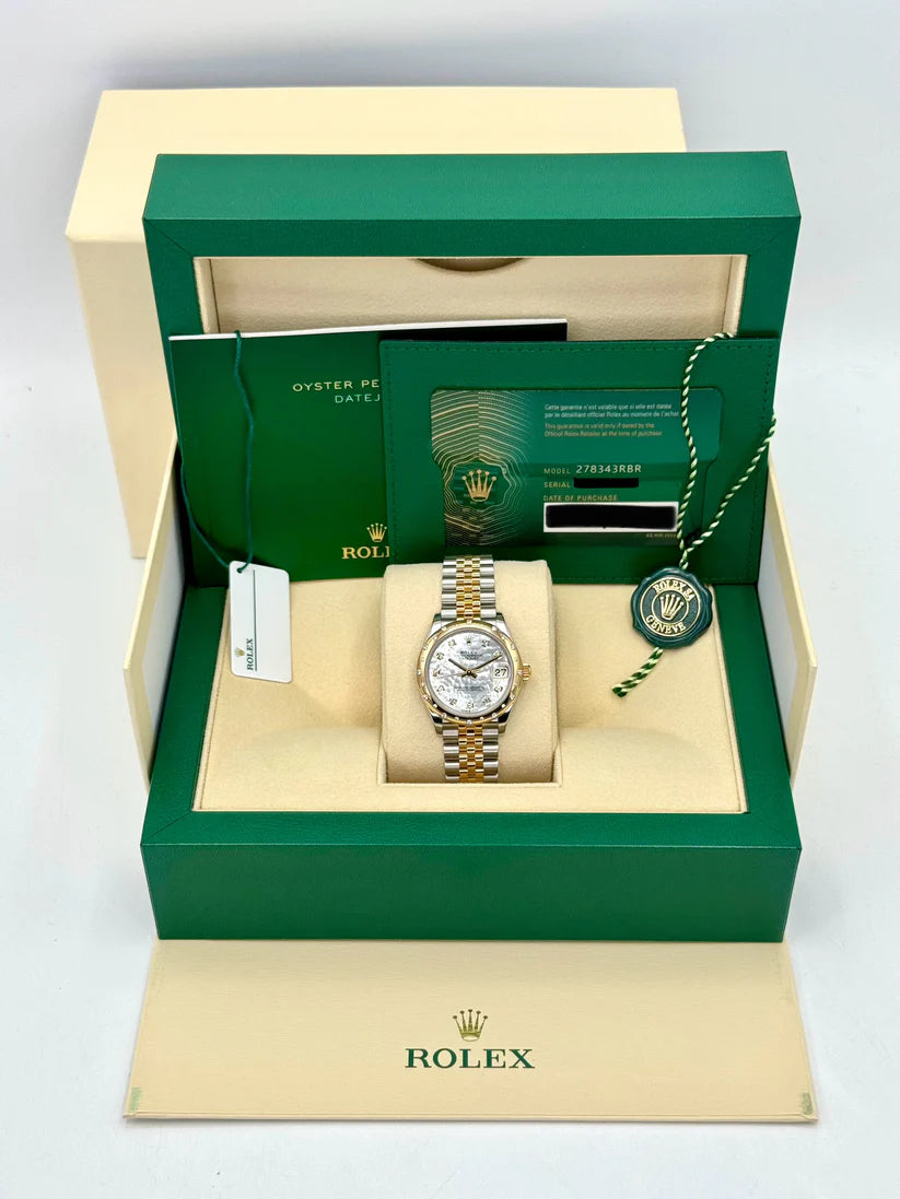 Rolex Datejust m278341-0025/0026 Mother-of-Pearl Dial 31mm Jubilee Bracelet - Image 13