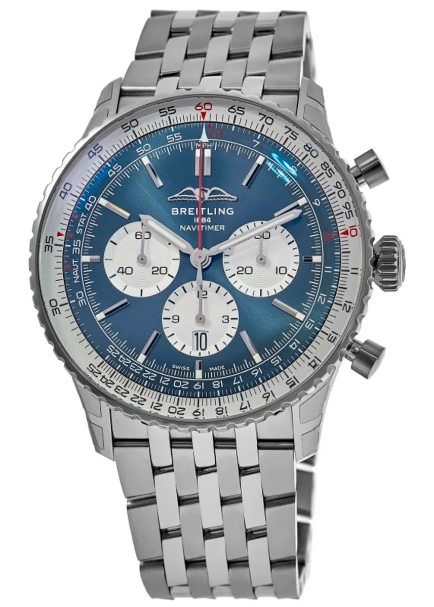 Breitling AB0137211C1A1 Navitimer B01 Blue Dial - Νew - Image 3