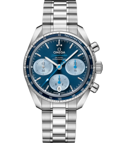 Omega Speedmaster 38 Blue Dial 38mm Stainless Steel Bracelet 324.30.38.50.03.002