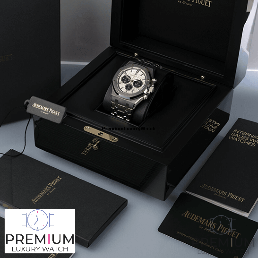 Audemars piguet Royal Oak Selfwinding 41MM Chronograph Silver Watch - Image 7