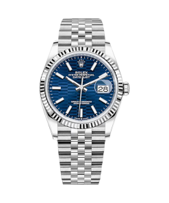 Rolex  Datejust 36mm 126234 Blue Fluted Motif Dial Jubilee Bracelet