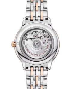 Alternative view of Omega De Ville Prestige 40 mm Linen Dial with Diamonds Stainless Steel and Sedna�?18k Rose Gold Bracelet 434.20.40.20.59.001