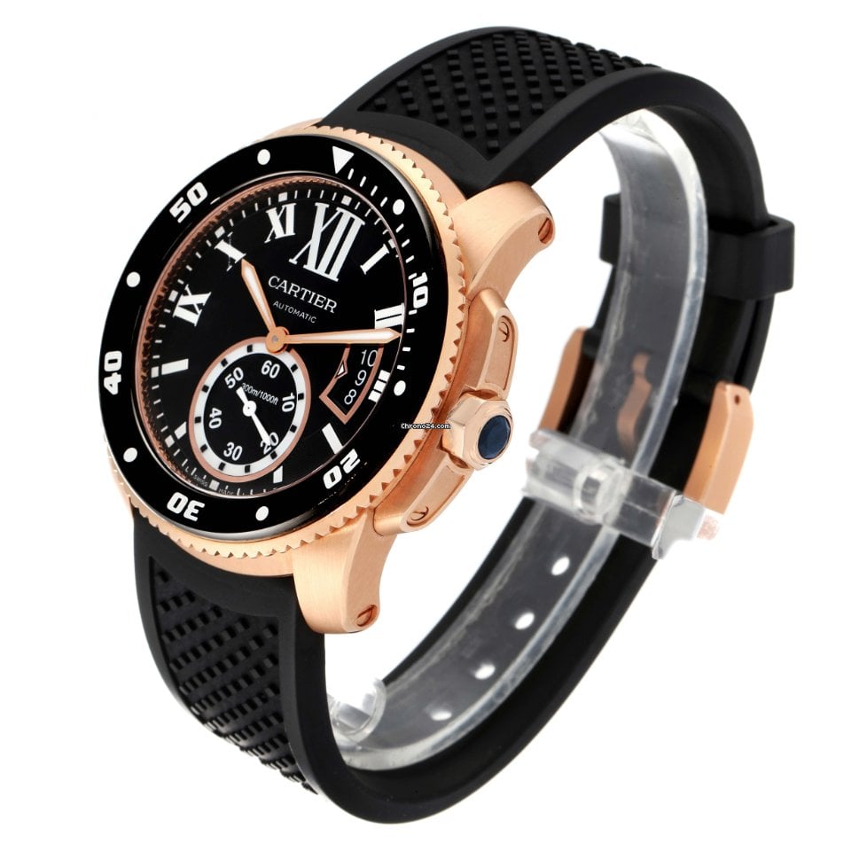 Cartier Calibre Rose Gold Black 42mm - Image 10