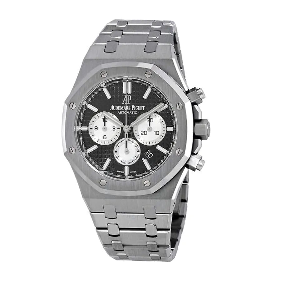 Audemars Piguet Royal Oak Chronograph Watch-Black Dial 41mm - Image 2