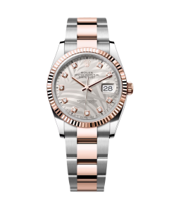 Rolex  Datejust 36mm 126231 Silver Palm Motif Dial 36mm