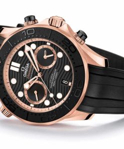 Alternative view of Omega Seamaster Diver 300M 44mm Black Dial Sedna�?18k Rose Gold Strap 210.62.44.51.01.001
