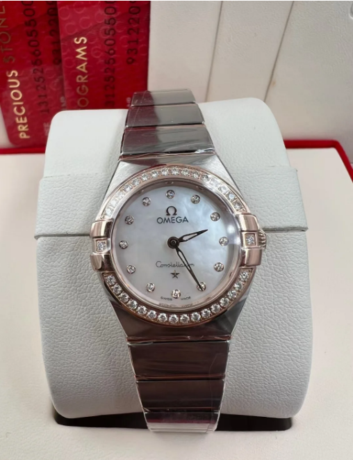 Omega Constellation Ladies' Selection 25mm steel �?Sedna�?gold on steel �?Sedna�?gold 131.25.25.60.55.001 - Image 3