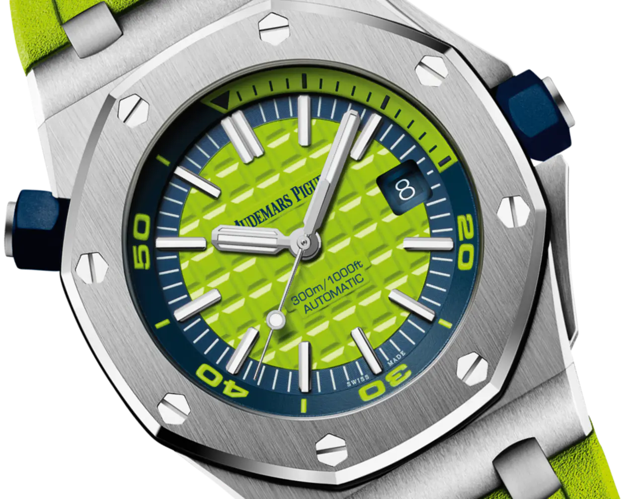 Audemars Piguet OFFSHORE DIVER Green Dial 42mm 15710ST.OO.A038CA.01 - Image 4