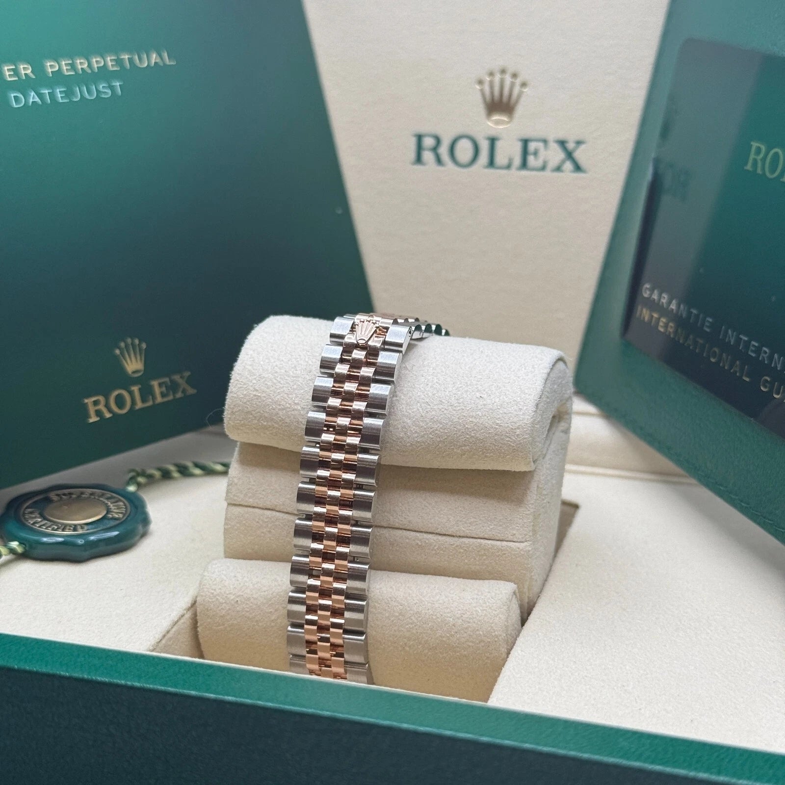 Rolex Lady-Datejust 28mm 279381RBR Aubergine Diamond Dial Oyster Bracelet - Image 3
