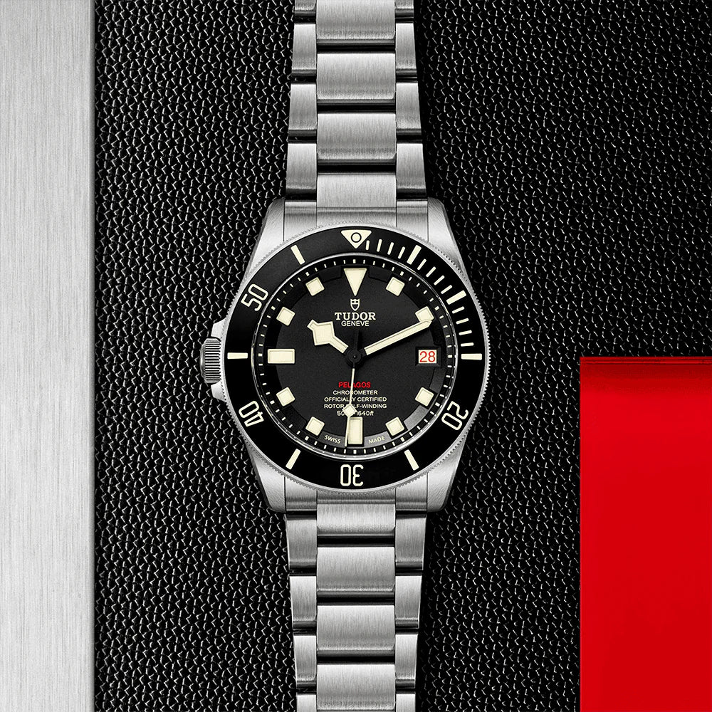 TUDOR Pelagos LHD 42mm Black Dial & Ceramic Bezel Men's Titanium Automatic Watch - Image 4