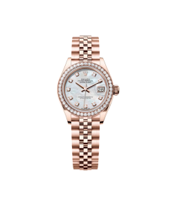 Rolex  Lady-Datejust 28mm 279135RBR Mother Of Pearl Diamond Dial Jubilee Bracelet