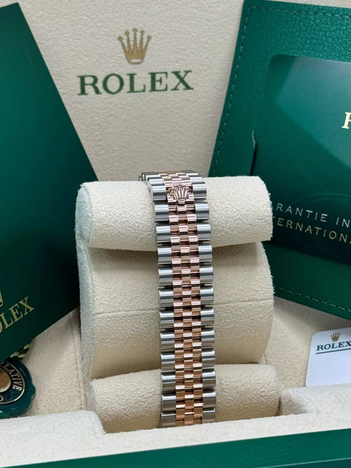 Rolex Lady-Datejust 28mm 279171 Chocolate Diamond Oyster Stainless Steel and Rose Gold - Image 9