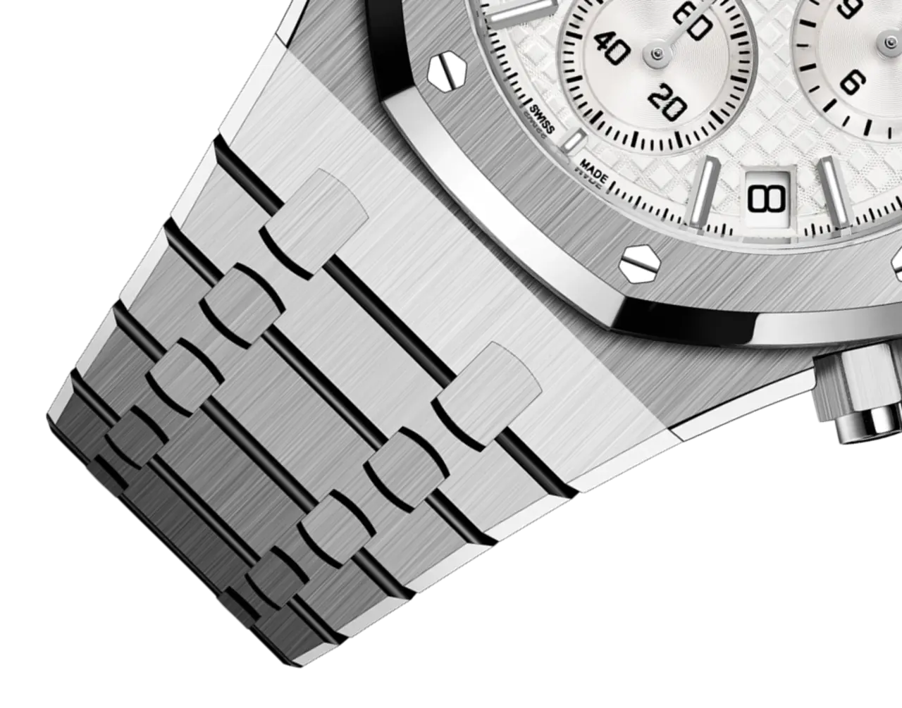 Audemars Piguet ROYAL OAK Silver-Toned Dial CHRONOGRAPH 41mm 26240ST.OO.132ST.03 - Image 4