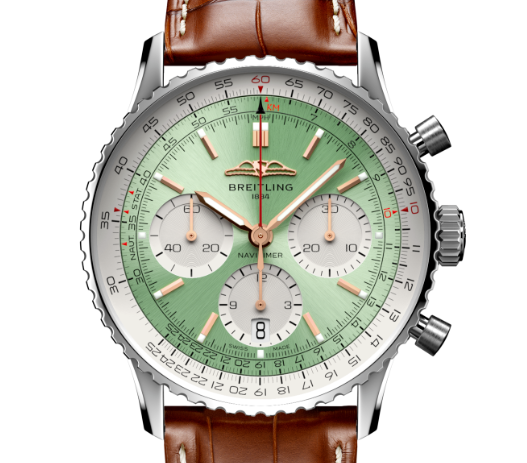 Breitling AB0139211L1P1 Navitimer B01 Green Dial - Νew - Image 2