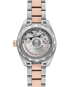 Alternative view of Omega Seamaster Aqua Terra 150M 34 mm Pink Dial Stainless Steel and Sedna�?18k Rose Gold Bracelet 220.20.34.20.60.001