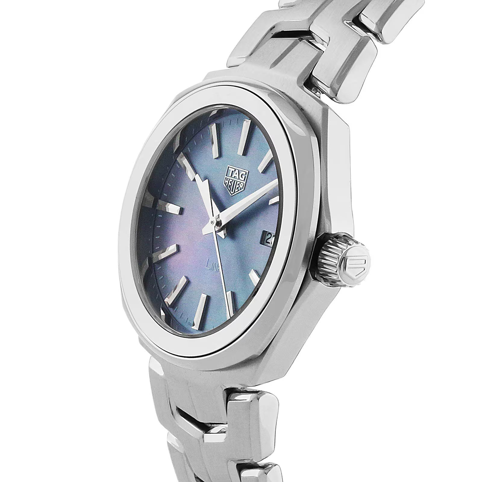 TAG Heuer Link Date Quartz Date Mother Of Pearl Ladies Watch WBC1311.BA0600 - Image 6