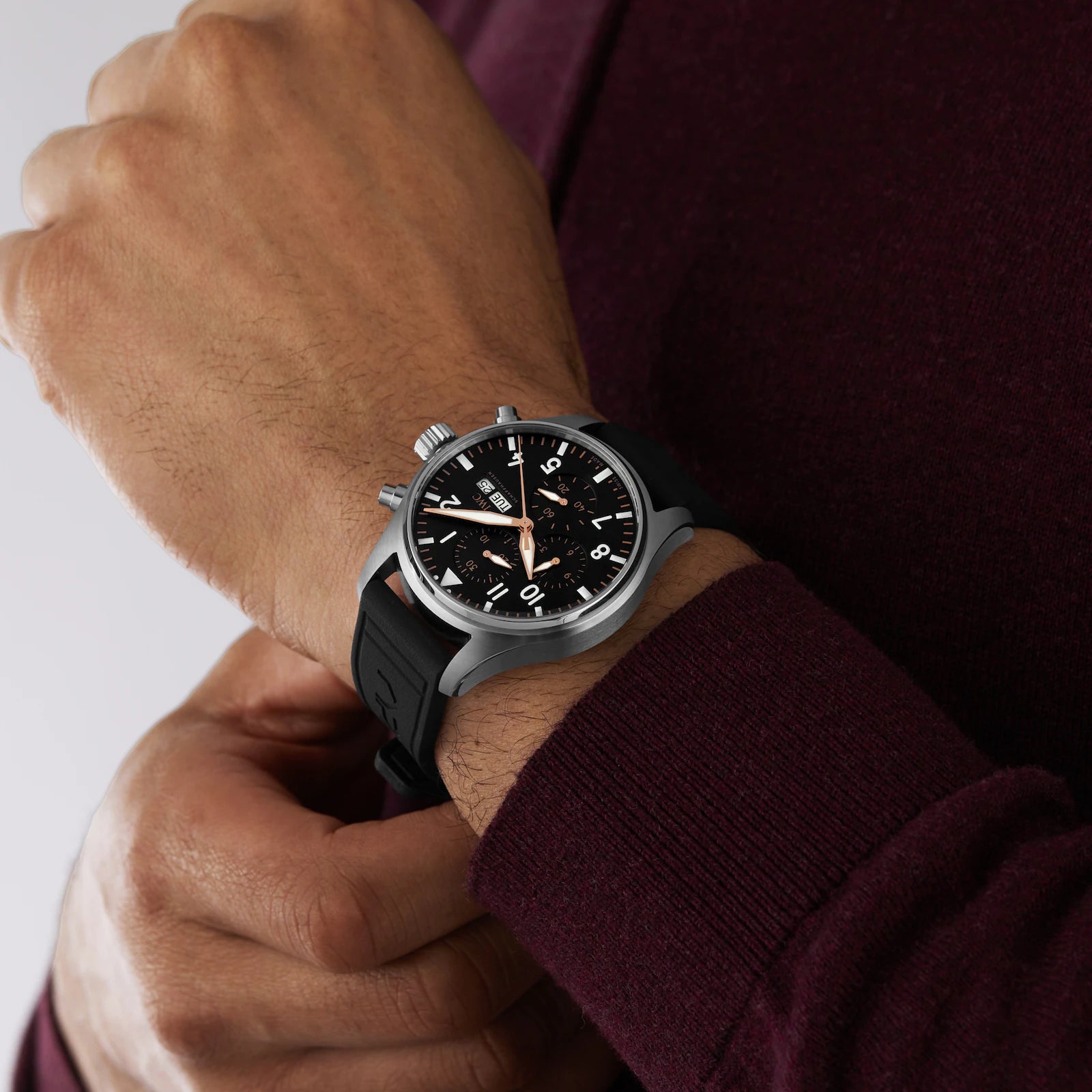 IWC Pilot's Chronograph 41mm APXGP Mens Watch Black IW388116 - Image 2