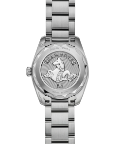 Alternative view of Omega Seamaster Aqua Terra 150M 28 mm White Dial with Diamonds Stainless Steel Bracelet 220.10.28.60.55.001